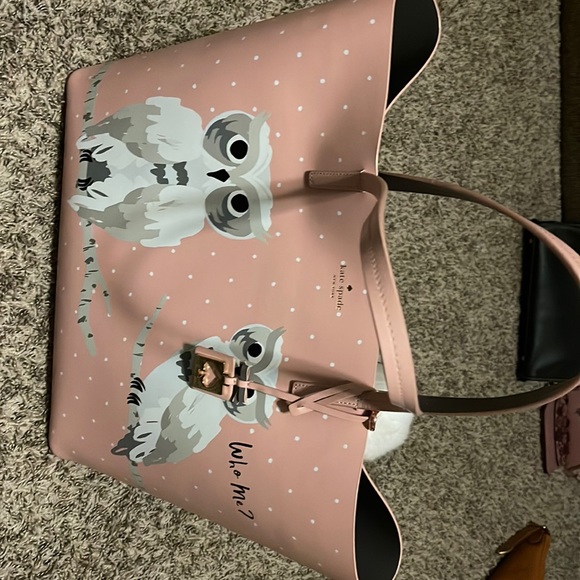 kate spade Handbags - Kate Spade Pink “Who Me” Owl tote